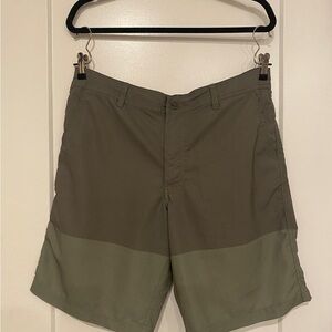 Mossimo Supply Co. Men's Olive Two-Tone Hybrid Shorts